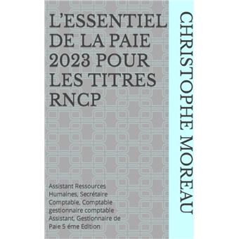 Lessentiel De La Paie Pour Les Titres Rncp Ebook Epub