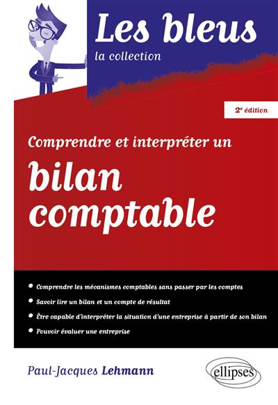 Comprendre Et Interpr Ter Un Bilan Comptable Broch Paul Jacques Lehmann Fabien Fichaux