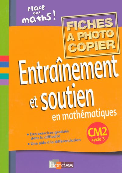 Place Aux Maths Entra Nement Et Soutien En Math Matiques Cm