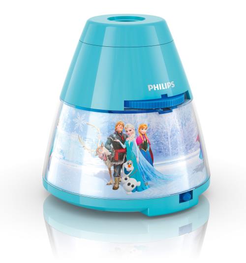 Veilleuse-projecteur 2 en 1 Philips Disney La Reine des Neiges LED Bleu pour 26