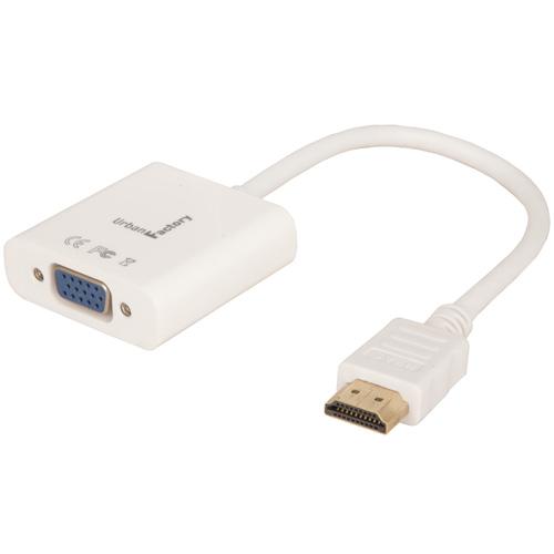 Rallonge ou adaptateur souple HDMI mâle/femelle doré 17 cm chez