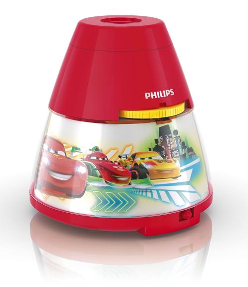 Veilleuse-projecteur 2 en1 Philips Disney Cars LED Rouge pour 27