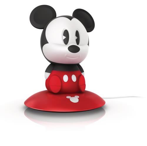 Veilleuse portable Philips Disney Softpal Mickey LED Rouge et Noir pour 38