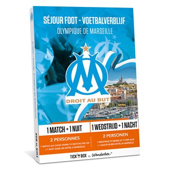 Coffret Cadeau Tick N Box Olympique De Marseille S Jour Personnes