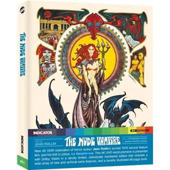 The Nude Vampire Limited Edition Blu Ray 4K Ultra HD Jean Rollin