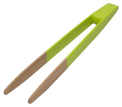 Pince  toast Pebbly Natural 24 cm Verte pour 6