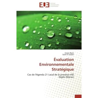 Évaluation Environnementale Stratégique Cas de l Agenda 21 Local de la