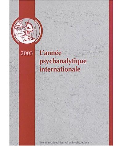L?année psychanalytique internationale