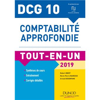 DCG 10 Comptabilité approfondie 2018 2019 Tout en un broché Robert