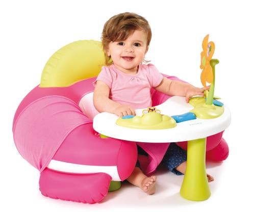 Sige gonflable Smoby Cotoons Cosy Seat Rose pour 77