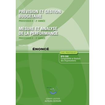 Prévision et gestion budgétaire processus 8 du BTS CGO Comptabilité