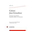 Cahiers Jean Giraudoux L Crivain Et Le Territoire Giraudoux Bellac