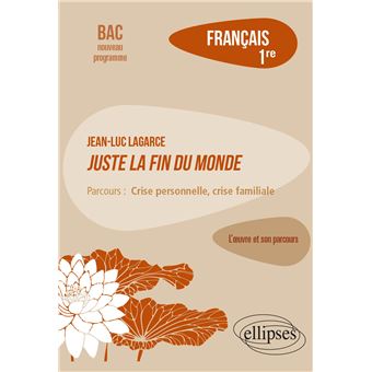 Français Première L œuvre et son parcours Jean Luc Lagarce Juste