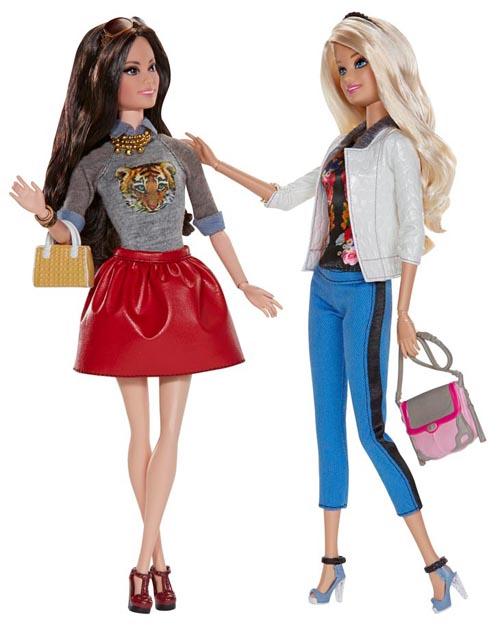 Poupe Barbie et Raquelle Tenue de soire pour 104
