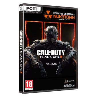 Call of Duty Black Ops 3 PC sur PC Jeux vidéo Fnac.com
