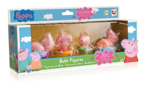 Jouet de Bain IMC Toys Peppa Pig Bath avec 4 figurines pour 19