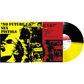 No Future U K Vinyle Jaune Et Noir Sex Pistols Vinyle Album