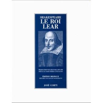 Le Roi Lear Broch William Shakespeare Marie Th R Se Jones Davies