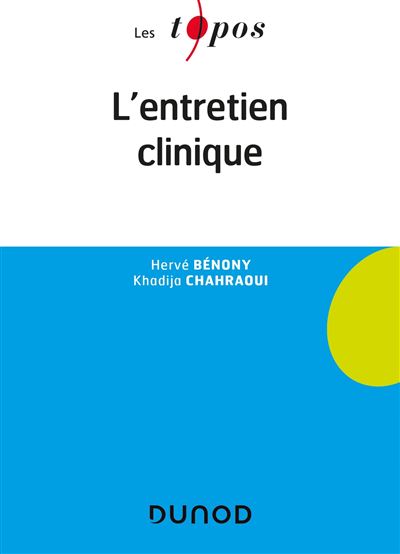 L entretien clinique Poche Hervé Bénony Khadija Chahraoui Achat