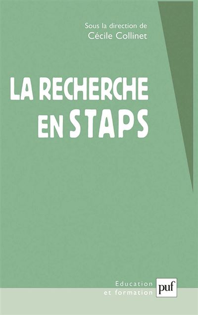 La recherche en STAPS broché Mickaël Attali Laurence Blondel