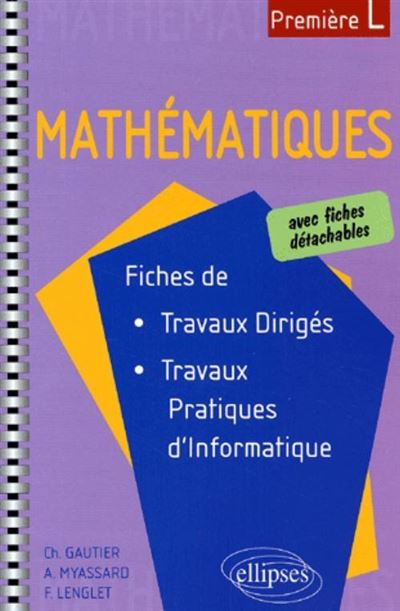 Math Matiques Avec Fiches De Travaux Dirig S Et De Travaux Pratiques D