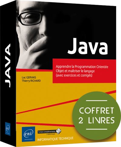 Java Coffret de 2 livres Apprendre la Programmation Orientée Objet