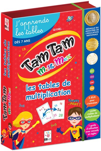 Tam Tam Le Coffret Cp Tam Tam Multimax J Apprends Les Tables De