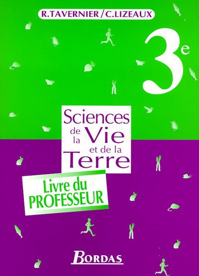 Sciences de la vie et de la terre 3eme prof 99 broché Raymond