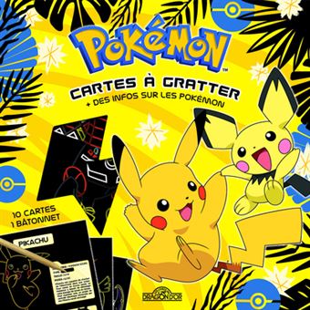 Les Pokémon Pokémon Cartes à gratter avec des infos sur les Pokémon