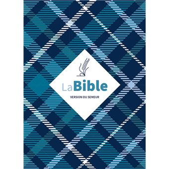 Bible Du Semeur Textile Souple Tissu Carreaux Avec Tranche