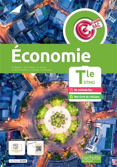 Objectif Bac Économie Terminale STMG livre élève Edition 2023