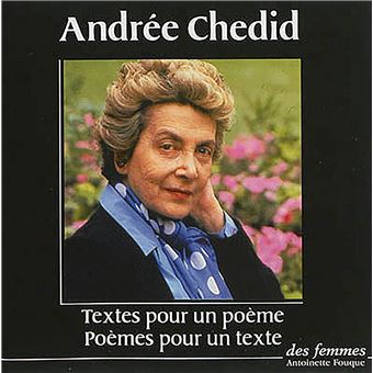 Textes pour un poème poèmes pour un texte Livre CD Andrée Chedid