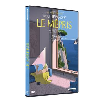 Le Mépris DVD DVD Zone 2 Jean Luc Godard Brigitte Bardot Michel