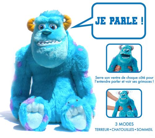 Peluche interactive Sulli Monstres Academy Spinmaster 30 cm pour 32