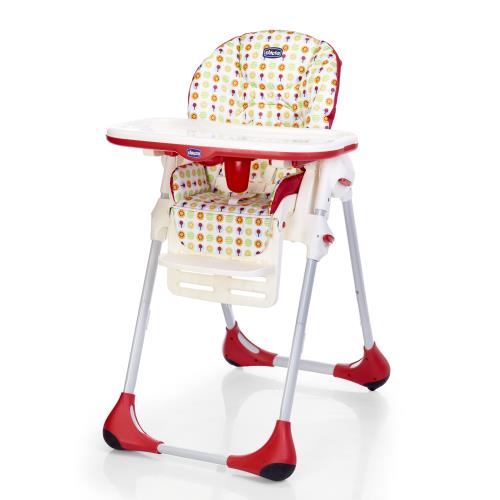 Chaise haute Chicco Polly Easy Sunrise Rouge et Blanc pour 172