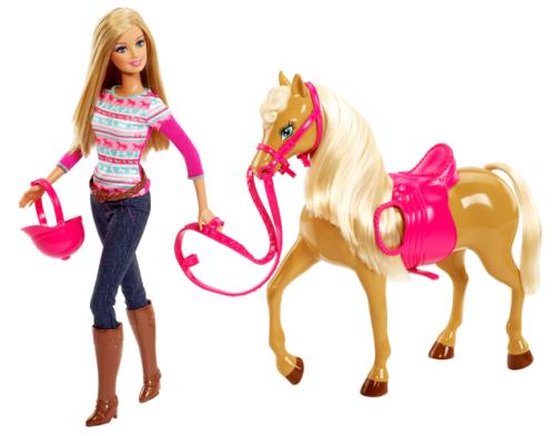 Poupe Barbie et son cheval pour 55