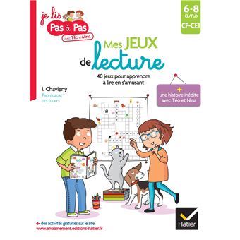 Mes Jeux De Lecture Cp Ce Broch Isabelle Chavigny Marie H L Ne