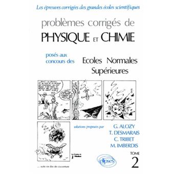 Physique Et Chimie Ens Probl Mes Corrig S De Physique Et