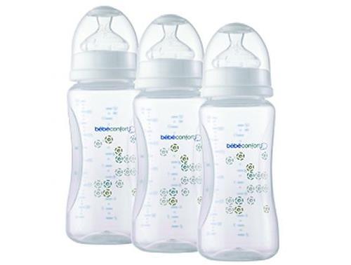 Biberon Maternity Bb Confort Lot de 3 Biberons 360 ml, Blanc pour 25