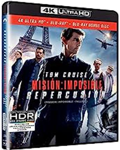 Mission Impossible Fallout Steelbook Blu Ray 4K Ultra HD Blu Ray