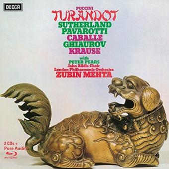 Turandot Livre disque 2 CD + Blu Ray Audio Giacomo Puccini CD