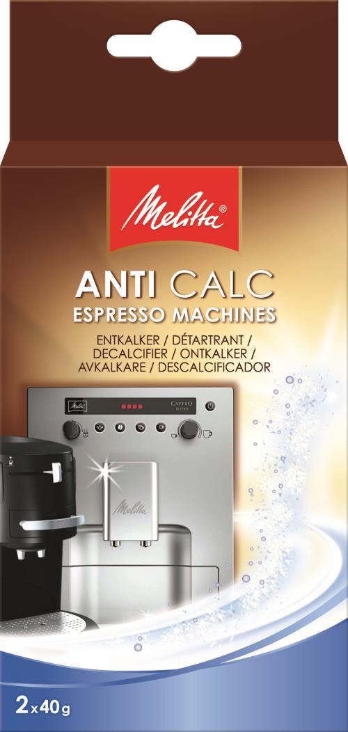 Dtartrant Anti Calc Melitta Expresso Machines Poudre 2 x 40 g pour 3