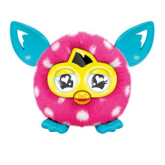 votre Peluche intéractive Furby Furblings Rose Pois Blancs