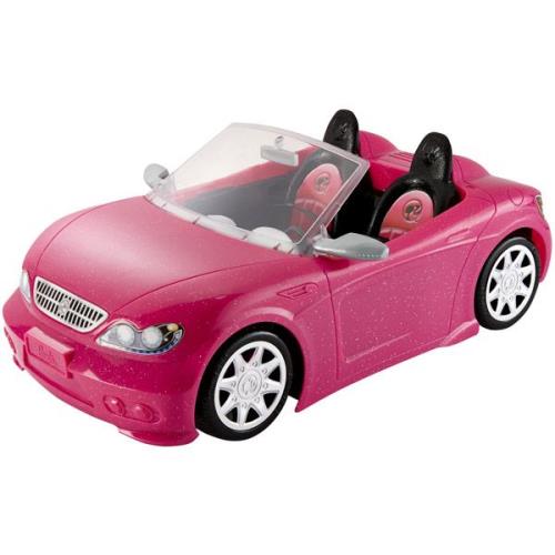 Voiture cabriolet Barbie Rose pour 27