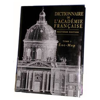 Dictionnaire De L Acad Mie Fran Aise A Enz Nouvelle Dition Tome