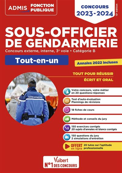 Concours Gendarme Adjoint Volontaire Apja Cat Gorie Decitre