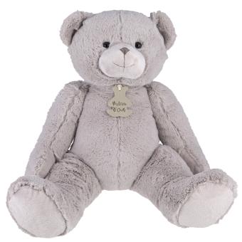 Calin Ours gris perle Grand Modèle 50cm Doudou Achat prix fnac