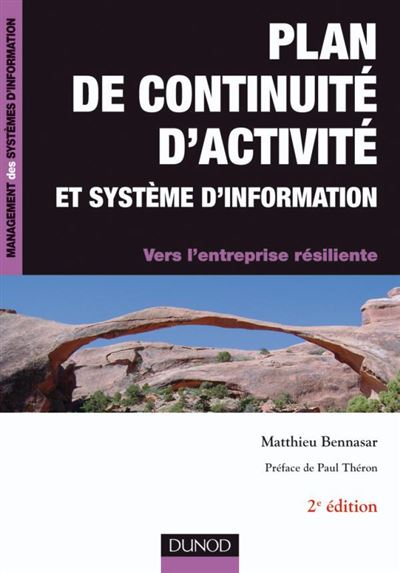 Plan De Continuit D Activit Et Syst Me D Information E Dition