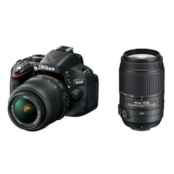 Double kit Reflex Nikon D5100 + Objectif AF S DX 18 55mm 3,5 5,6G VR