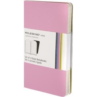 Carnet Volant ligné Format de poche Couverture souple rose